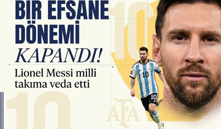 Bir efsane dönemi kapandı! Lionel Messi milli takıma veda etti