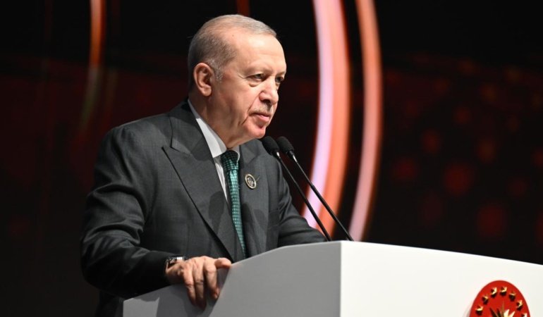 Cumhurbaşkanı Erdoğan konuşuyor