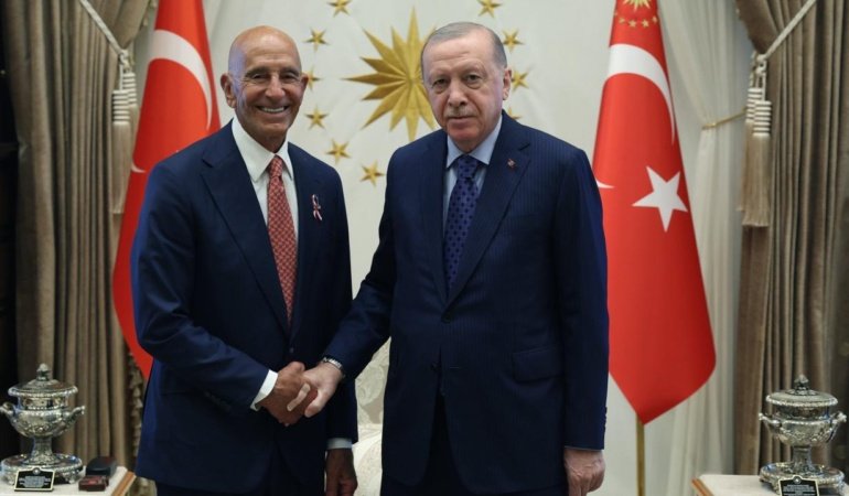 Cumhurbaşkanı Erdoğan, ABD Ankara Büyükelçisi Barrack'ı kabul etti