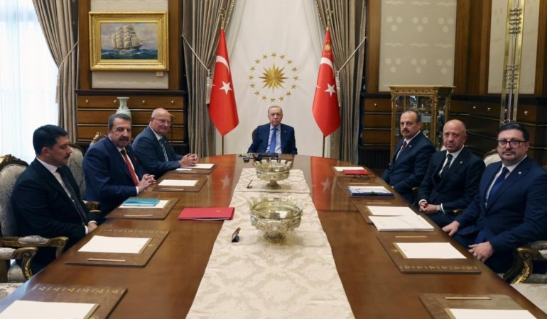 Cumhurbaşkanı Erdoğan, Ankara Valisi Canbolat'ı kabul etti