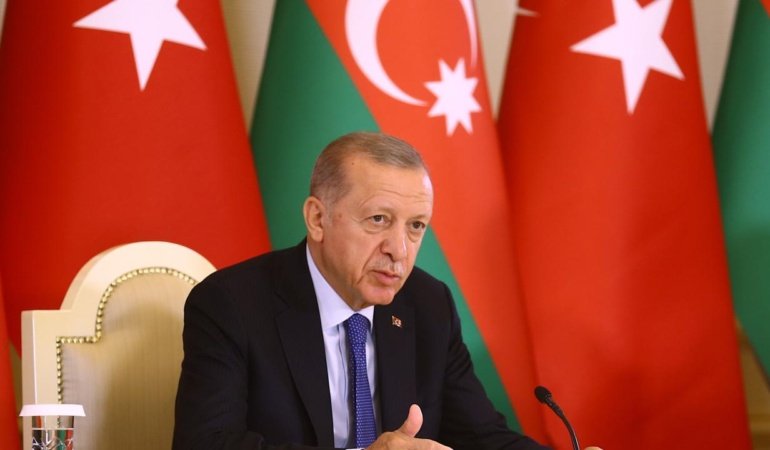 Cumhurbaşkanı Erdoğan, Bakü'nün düşman işgalinden kurtuluşunu kutladı