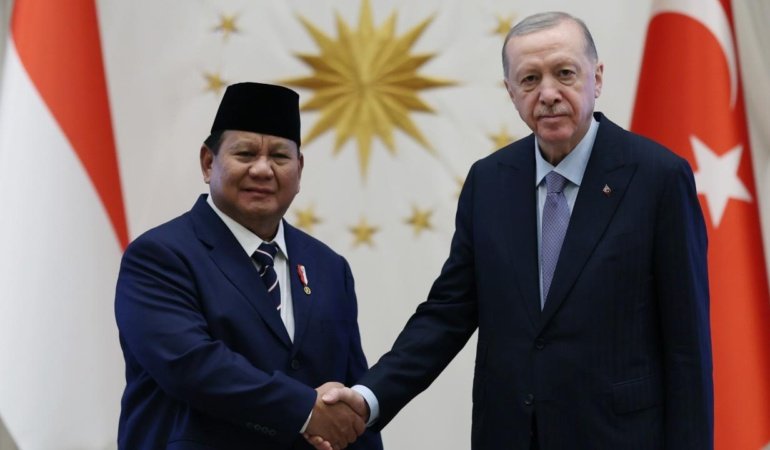 Cumhurbaşkanı Erdoğan, Endonezya Cumhurbaşkanı Subianto ile görüştü