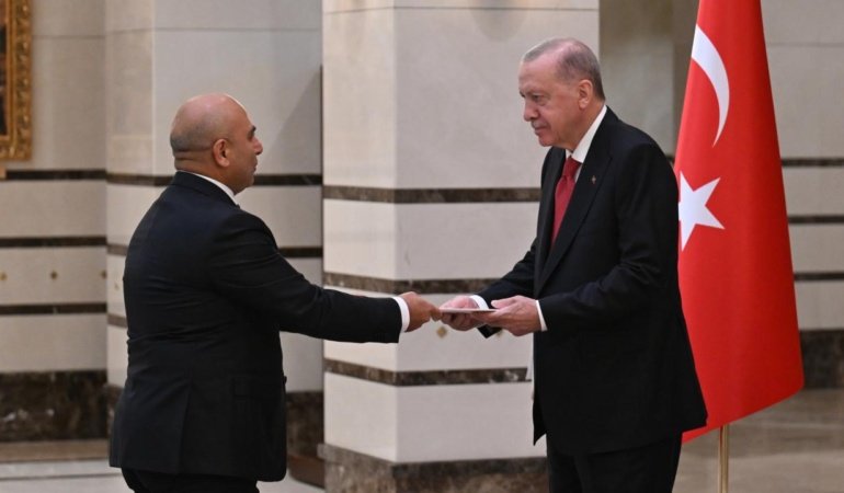 Cumhurbaşkanı Erdoğan, büyükelçilerin güven mektuplarını kabul etti
