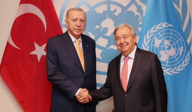 Cumhurbaşkanı Erdoğan'dan New Yorkta yoğun diplomasi trafiği