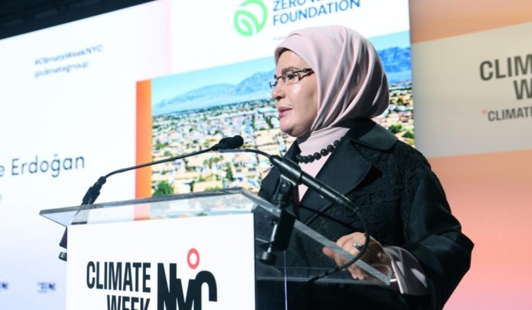 Emine Erdoğan: Sıfır Atık hareketinin yerelden küresele uzanan yolculuğunu son derece kıymetli buluyorum