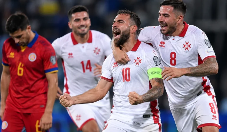 Malta pes etmedi! Andorra'yı kendi evinde yıktı