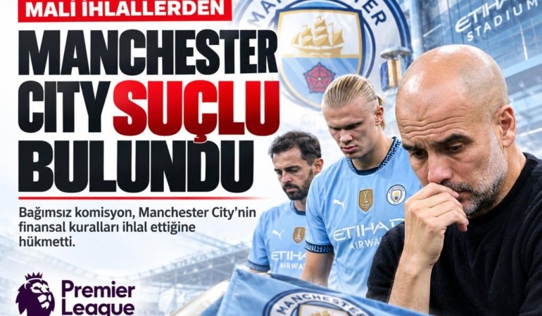 Manchester City mali ihlallerden suçlu bulundu