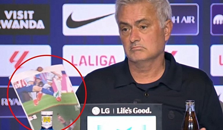 Mourinho’dan derbi sonrası fotoğraflı tepki: “Maçın özeti işte burada”