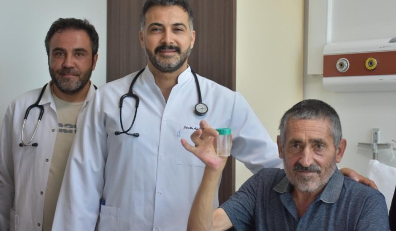 Nefes darlığı yaşayan hastanın akciğerinden sarımsak çıktı