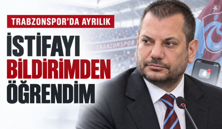 Trabzonspor’da ayrılığın perde arkası ortaya çıktı