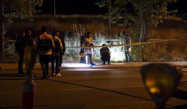 Ankara'da uygulama noktasında ateş açılması sonucu 1 polisimiz şehit oldu