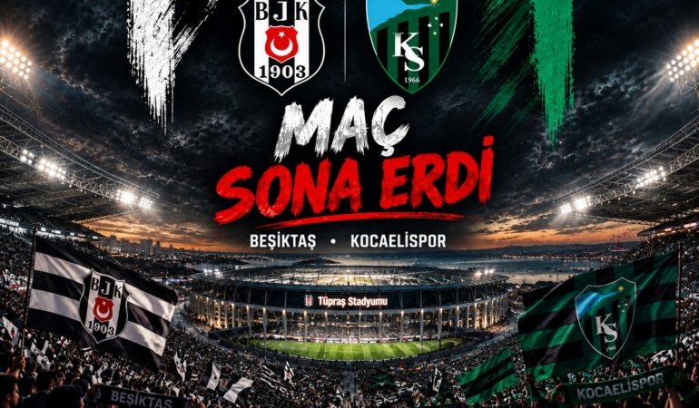 Beşiktaş, Kocaelispor karşısında hata yapmadı: 2-1