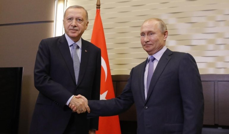 Cumhurbaşkanı Erdoğan, Putin ile görüştü
