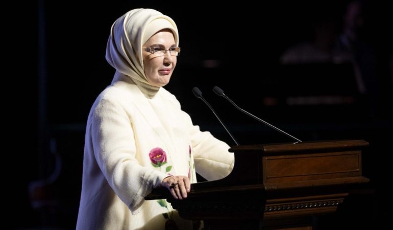 Emine Erdoğan: Gazzede yaşananlar, yalnızca Filistinin meselesi değildir