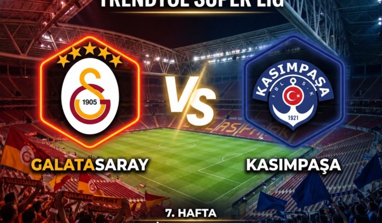 Galatasaray-Kasımpaşa maçı başladı