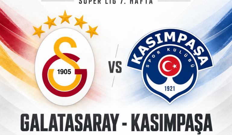 Galatasaray liderlik için sahada: Kasımpaşa maçı öncesi son durum