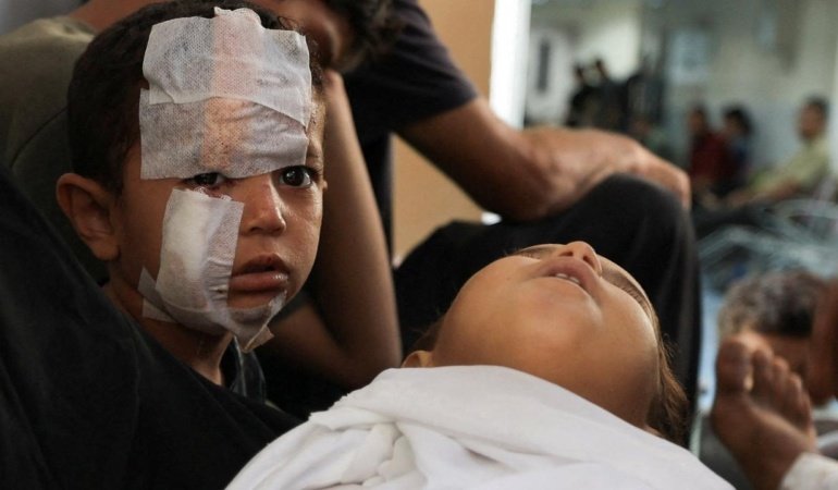 Katil İsrail'in Gazze Şeridi'ndeki soykırımında en ağır bedeli çocuklar ödedi