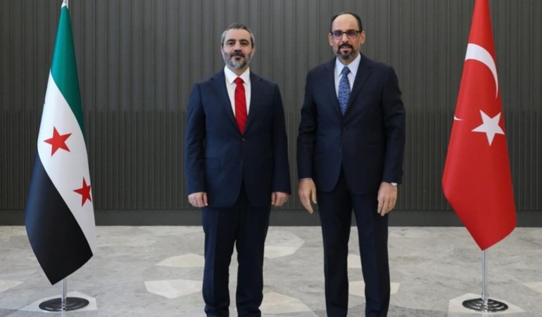 MİT Başkanı Kalın, Suriye Dışişleri Bakanı Şeybani ile görüştü