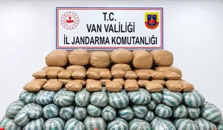 Van'da 517 kilogram uyuşturucu ele geçirildi